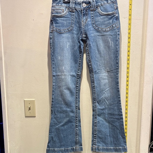 Aeropostale Light Blue Flare Jeans for Women - Picture 1 of 7